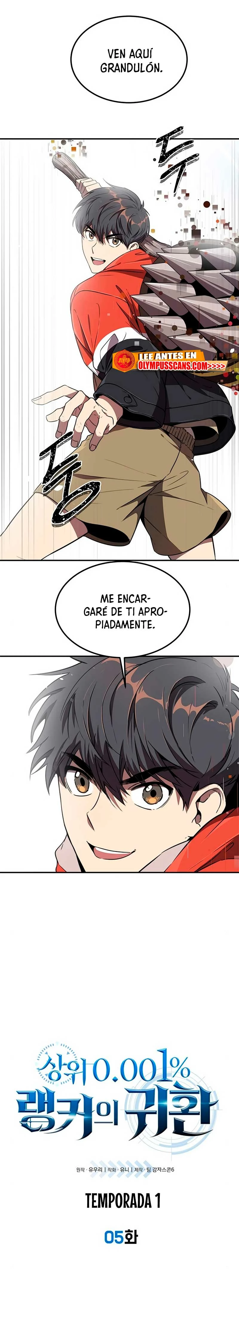 El regreso del legendario Ranker > Capitulo 5 > Page 11